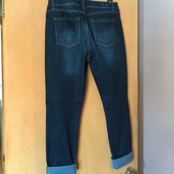 Indigo blue poncho - Picture 7 of 7